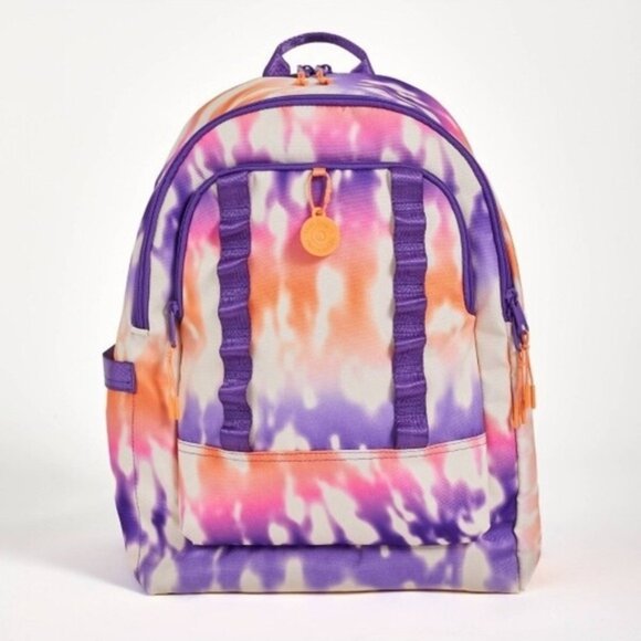 Ecotech Orange and Purple Bag with Tie-Dye Design - Picture 1 of 10